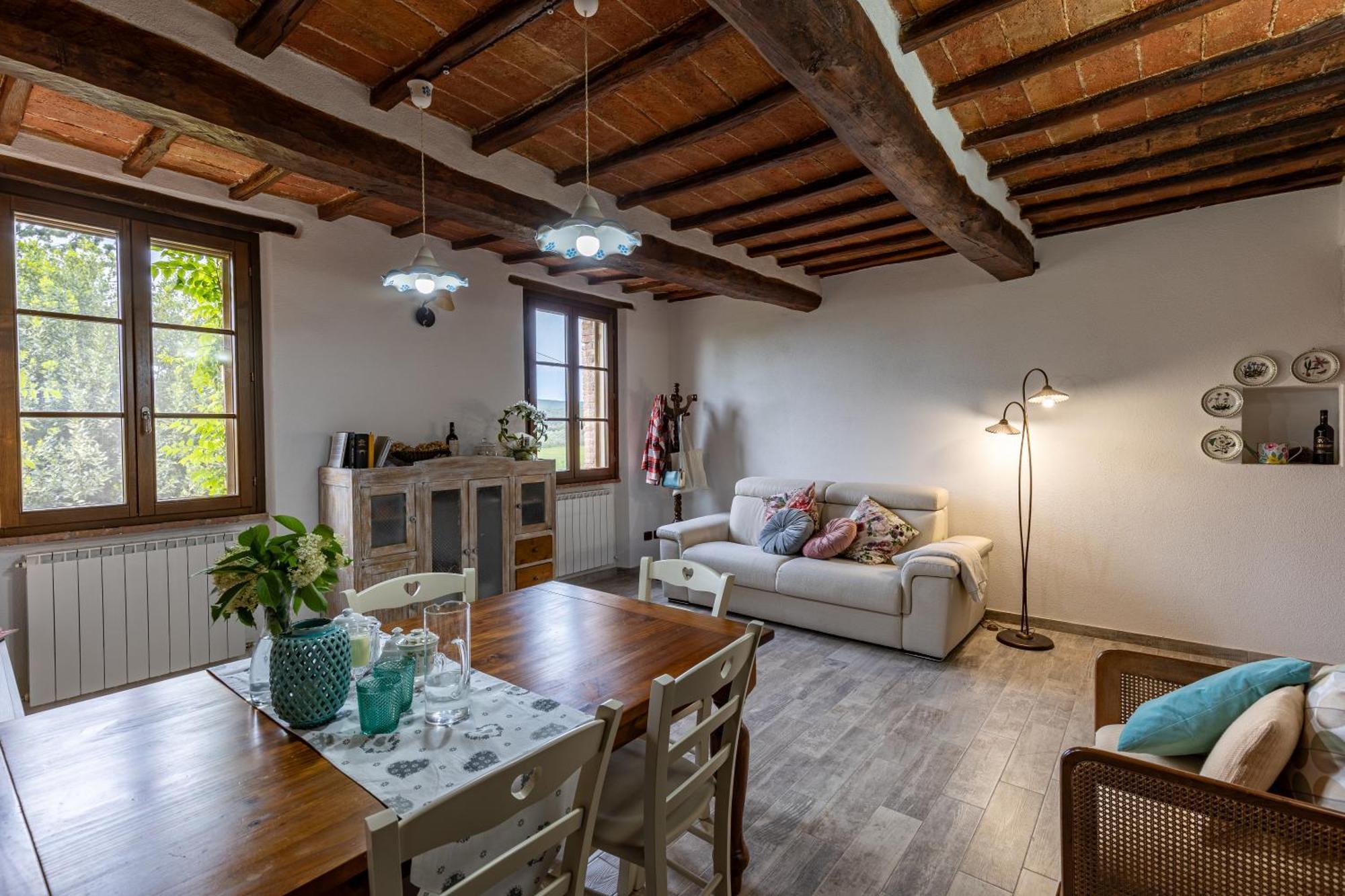 Pociano 1863 - Country House With Stunning View Of Siena Lupompesi 外观 照片