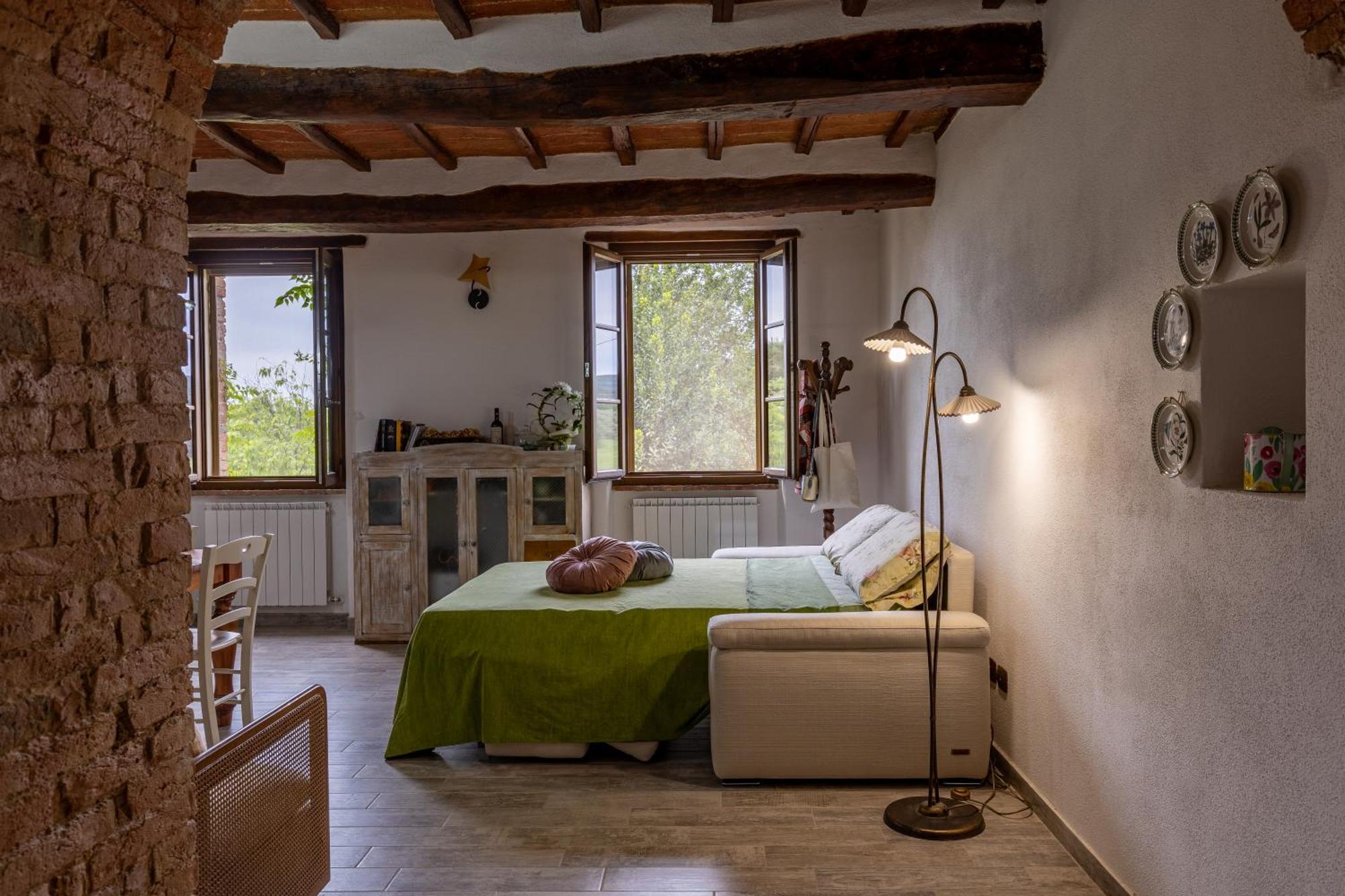 Pociano 1863 - Country House With Stunning View Of Siena Lupompesi 外观 照片