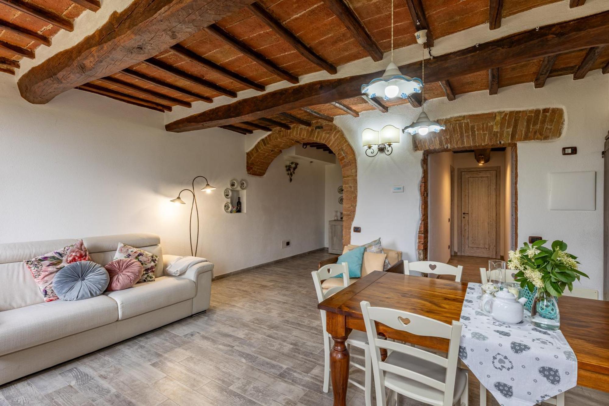 Pociano 1863 - Country House With Stunning View Of Siena Lupompesi 外观 照片