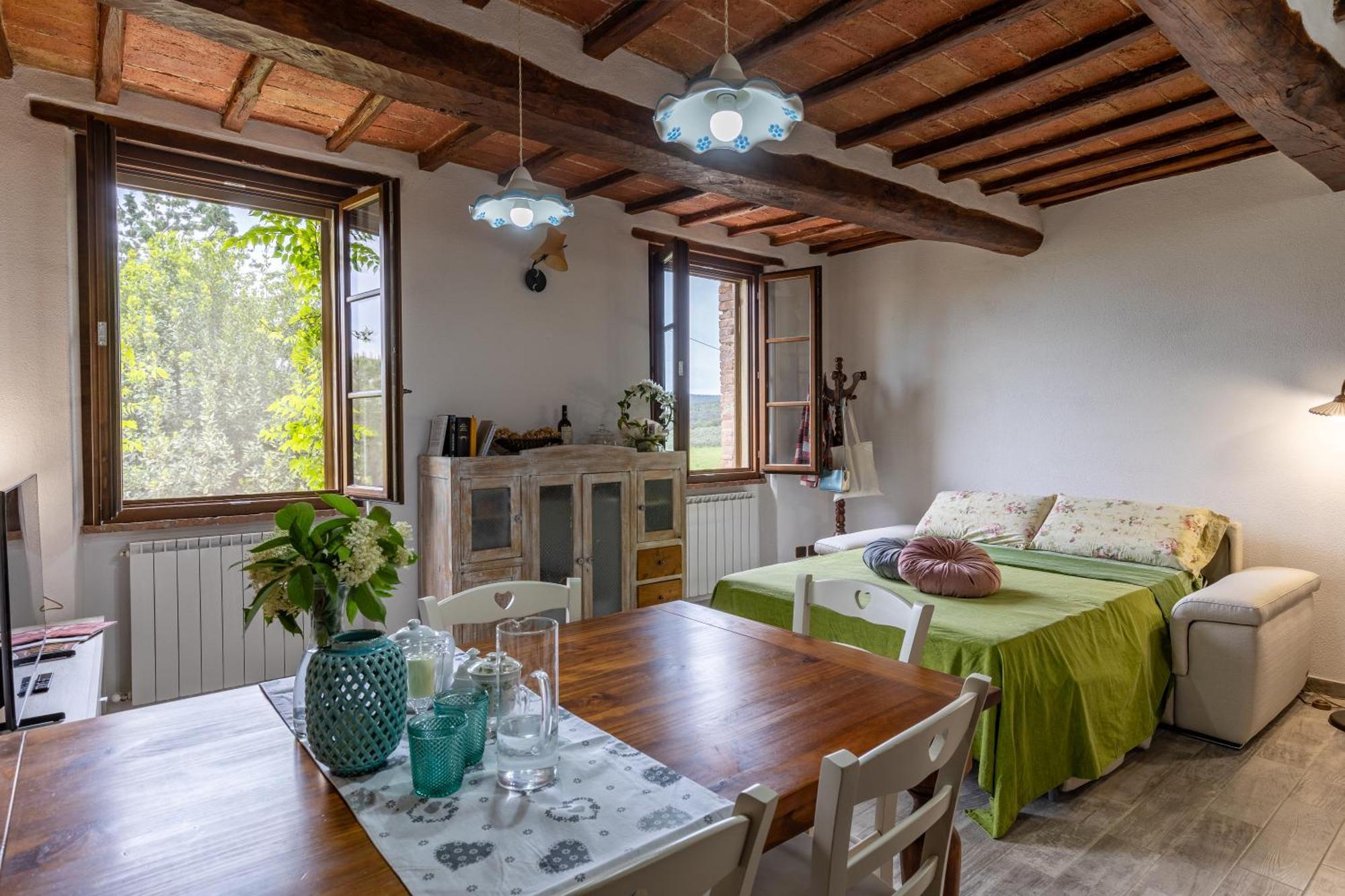 Pociano 1863 - Country House With Stunning View Of Siena Lupompesi 外观 照片